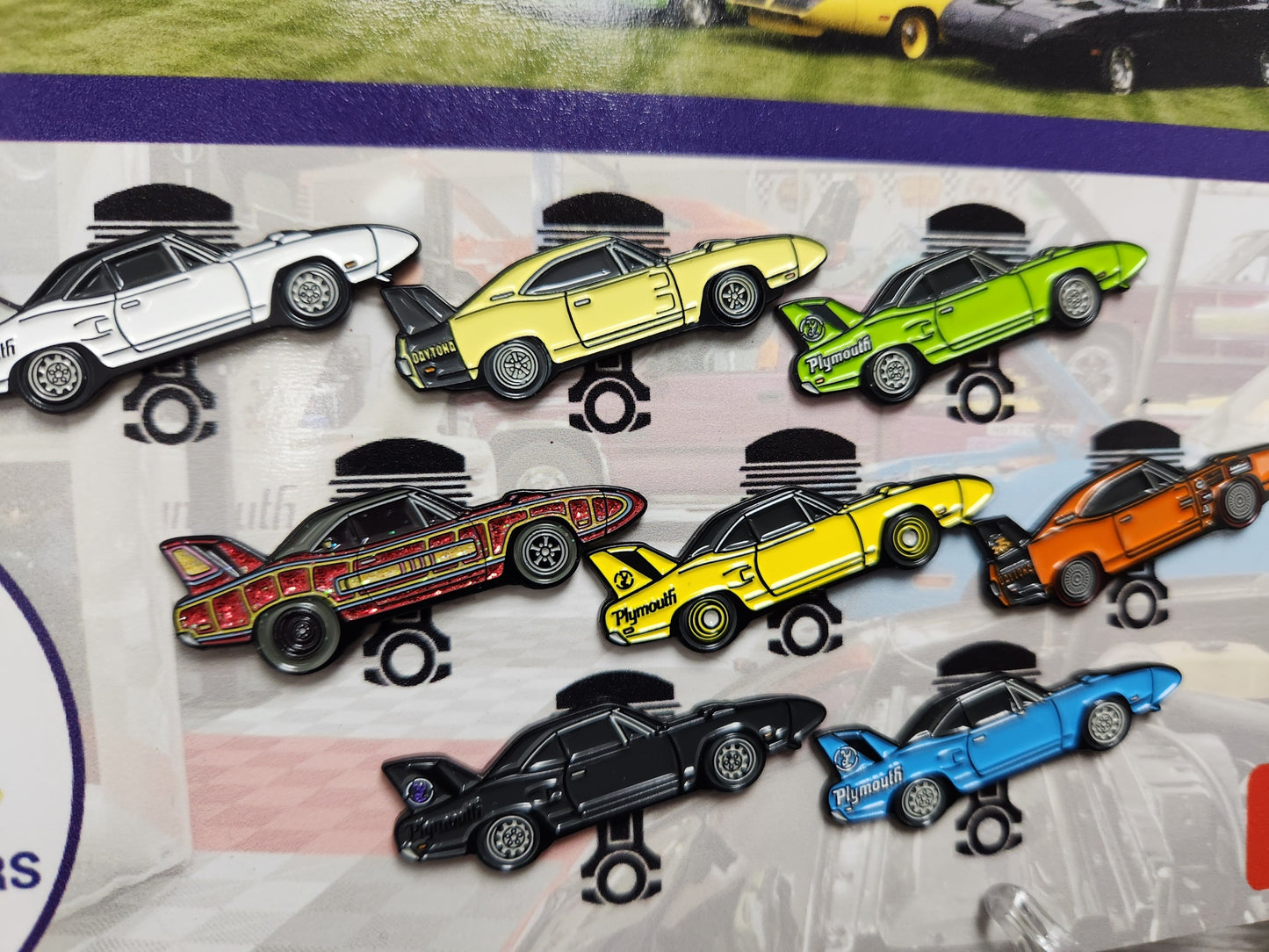 Wing Car Pin Collection (8 Pieces)